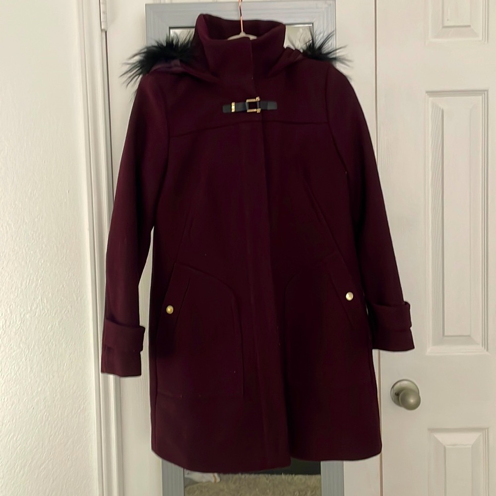 Beautiful burgundy coat